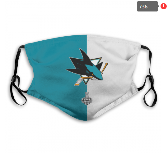NHL San Jose Sharks #15 Dust mask with filter